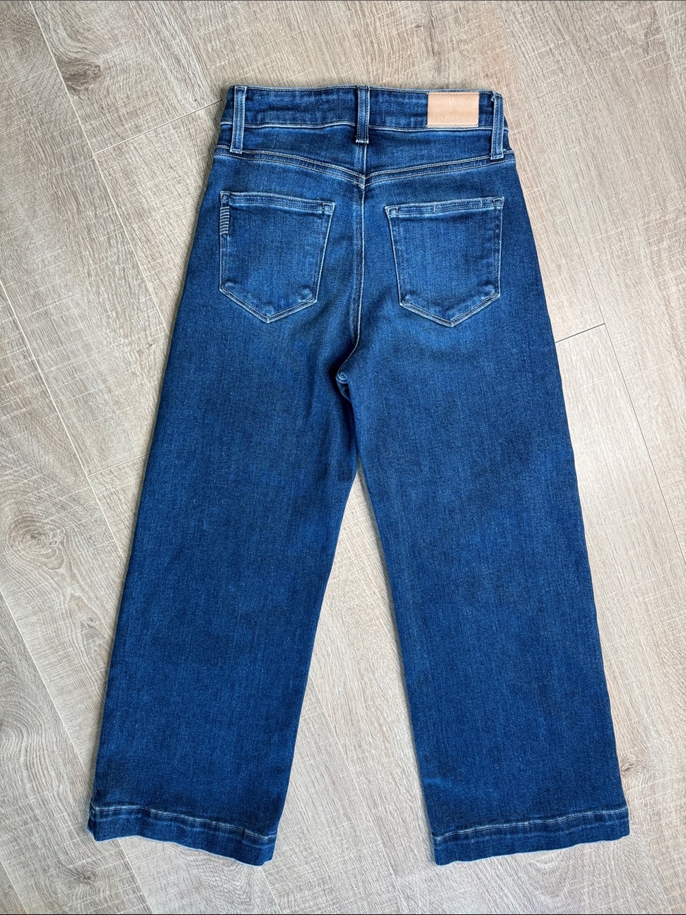 PAIGE ANESSA Women’s Blue Wide-Leg High-Rise Jeans - Picture 7 of 10